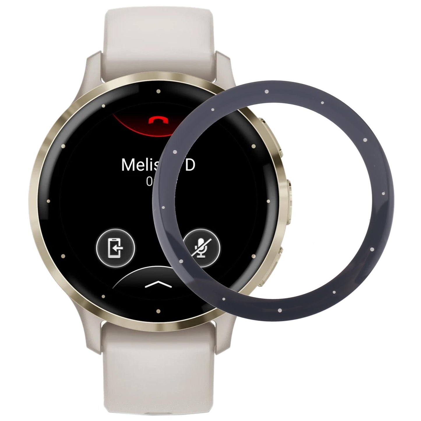 For Garmin Venu 3S Front Screen Outer Glass Lens