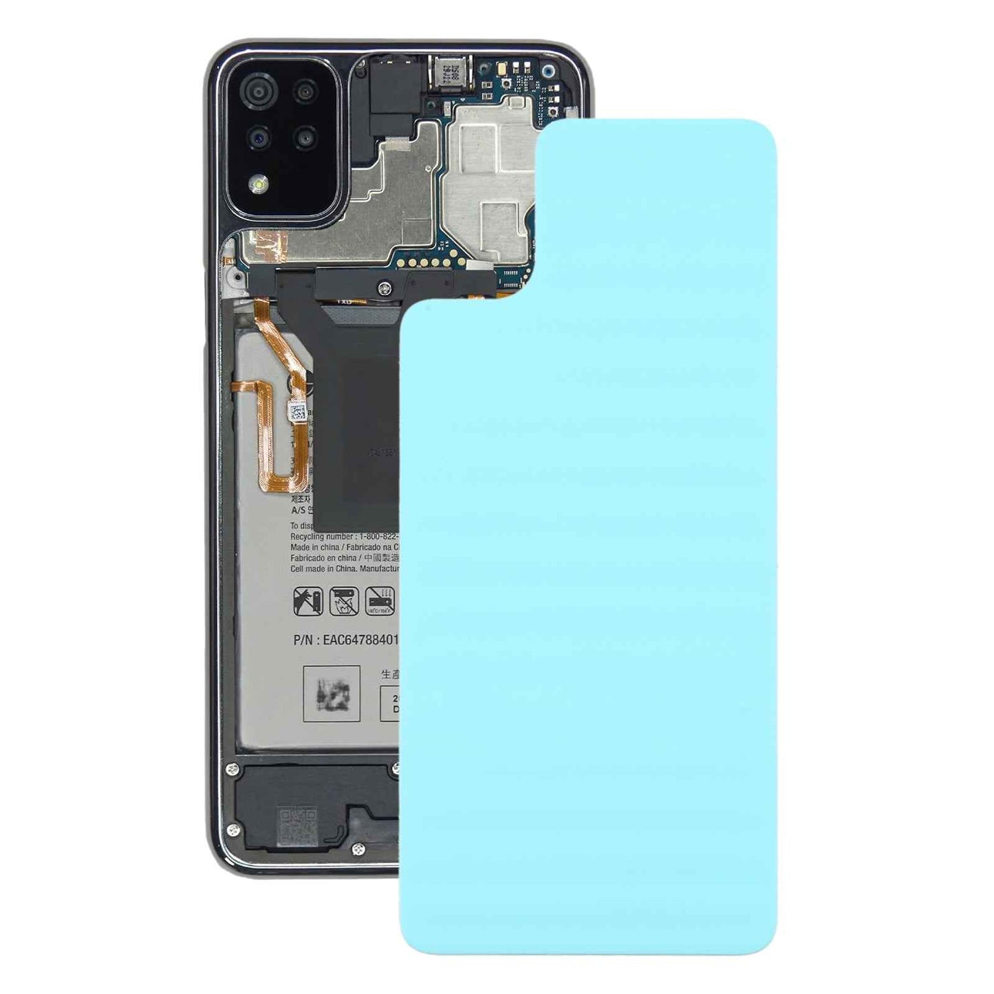 Back Battery Cover for LG K42 LMK420 LM-K420 LMK420H LM-K420H LMK420E LM-K420E LMK420Y LM-K420Y Blue