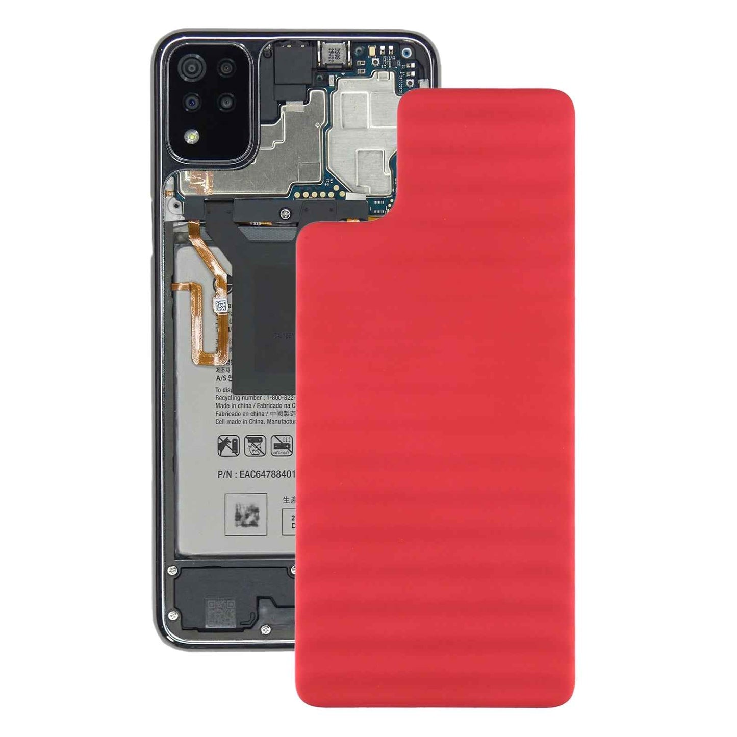Back Battery Cover for LG K42 LMK420 LM-K420 LMK420H LM-K420H LMK420E LM-K420E LMK420Y LM-K420Y Red