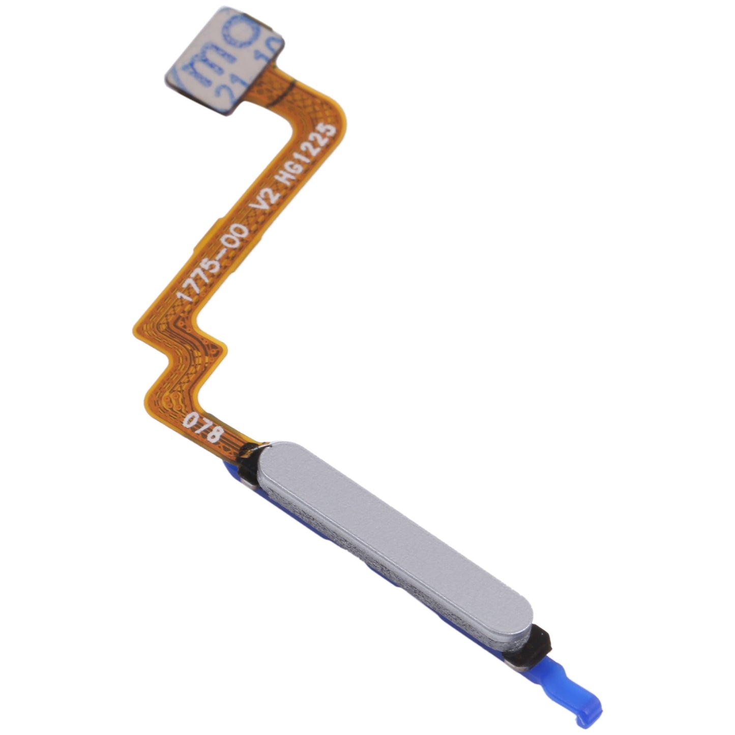 Fingerprint Sensor Flex Cable for Xiaomi Redmi Note 10 5G / Poco M3 Pro 5G / Redmi Note 10T 5G M2103K19G, M2103K19C Silver