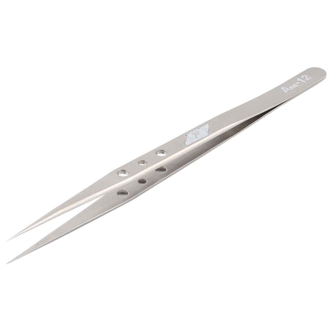 Aaa-12 Precision Repair Tweezers Long Pointed Stainless Steel