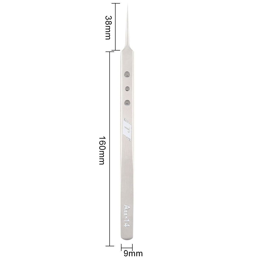 Aaa-14 Precision Repair Tweezers Long Pointed Stainless Steel
