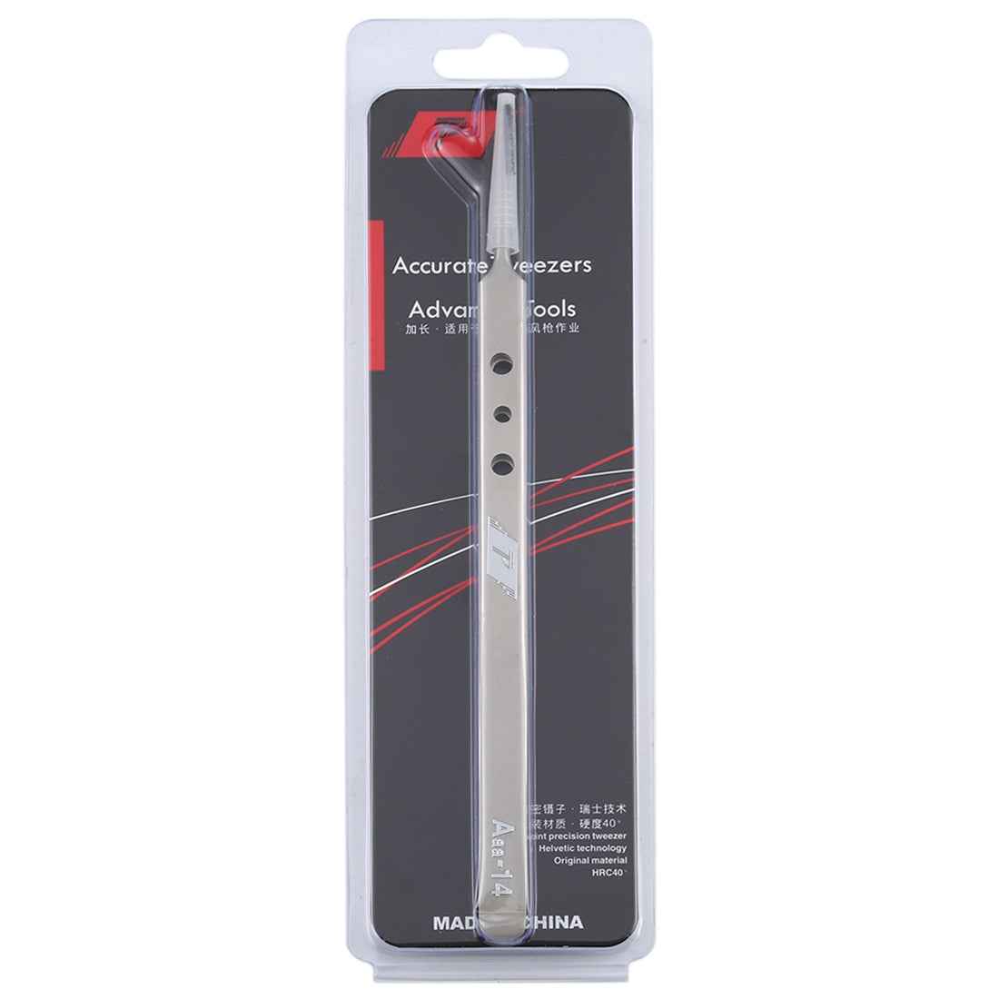 Aaa-14 Precision Repair Tweezers Long Pointed Stainless Steel