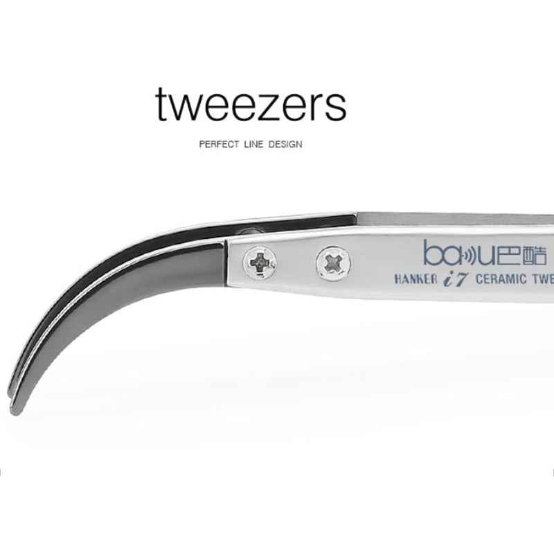 BA-I7-74MZ Stainless Steel Curved Tweezers