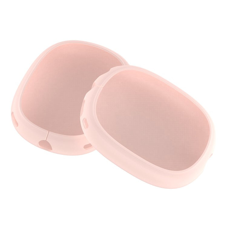 Silicone Case Cover for AirPods Max 2 Bluetooth Headset Anti-Scratch Ear Pad Soft Shell Protectors - Pink