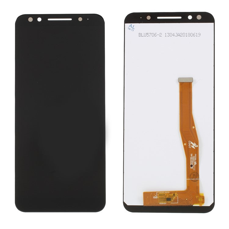 OEM LCD Screen and Digitizer Assembly for Alcatel 3x 5058 - Black