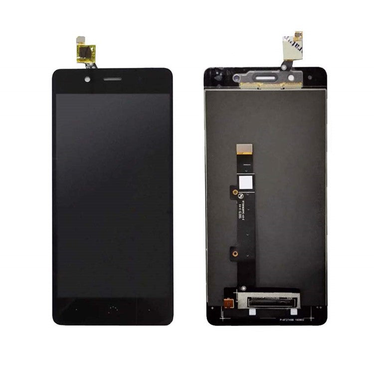 LCD Screen and Digitizer Assembly Spare Part for BQ Aquaris X5 Plus - Black