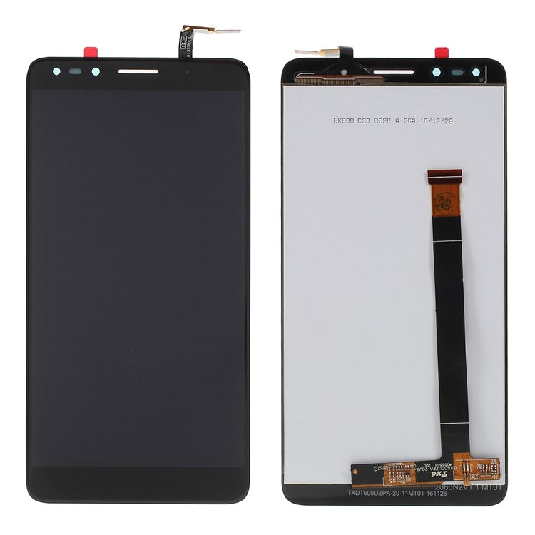 OEM LCD Screen and Digitizer Assembly Replacement Part for Alcatel Pop 4 / 7070 - Black