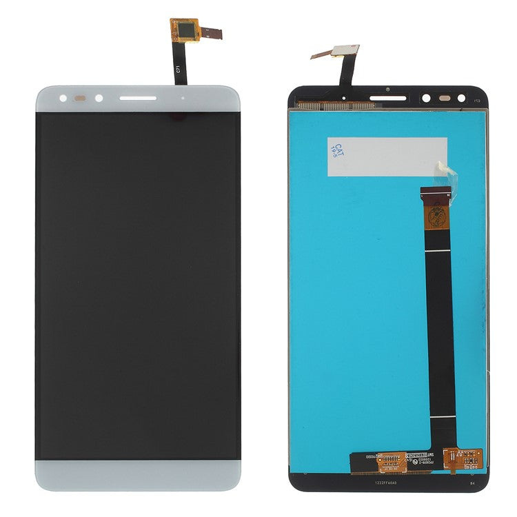 OEM LCD Screen and Digitizer Assembly Replacement Part for Alcatel Pop 4 / 7070 - White