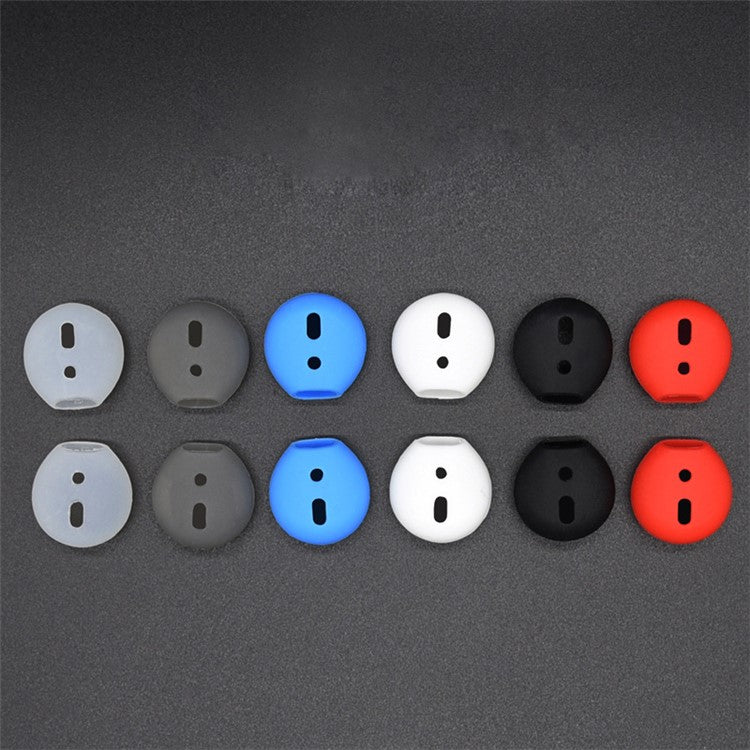 10Pairs / Pack of Anti-slip Silicone Skin Cover Earcaps for Apple AirPods - Black