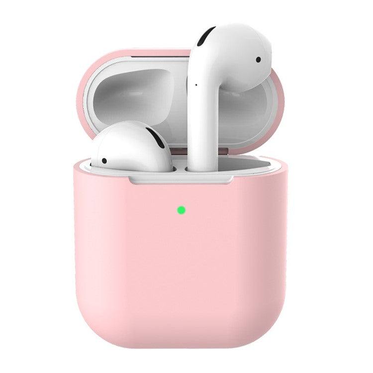 Soft Silicone Case for Apple AirPods with Wireless Charging Case (2019) - Light Pink