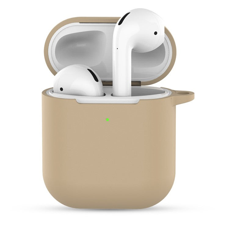 Silicone Case with Keychain for Apple AirPods with Charging Case (2019) - Gold