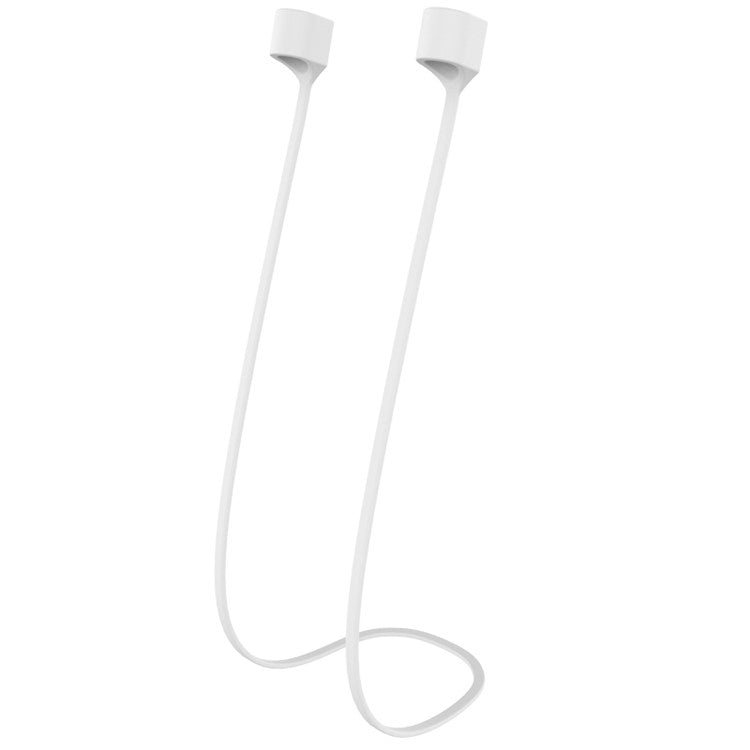 Magnetic Strap Anti-Lost Strap Sport String Silicone Cable for Airpods - White