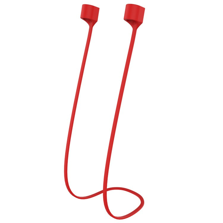 Magnetic Strap Anti-Lost Strap Sport String Silicone Cable for Airpods - Red