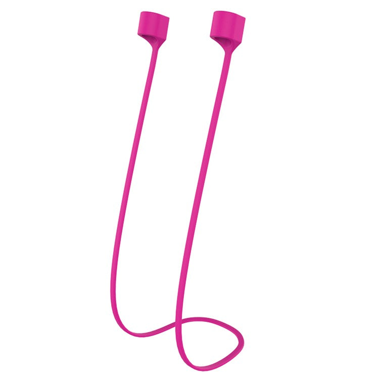 Magnetic Strap Anti-Lost Strap Sport String Silicone Cable for Airpods - Rose