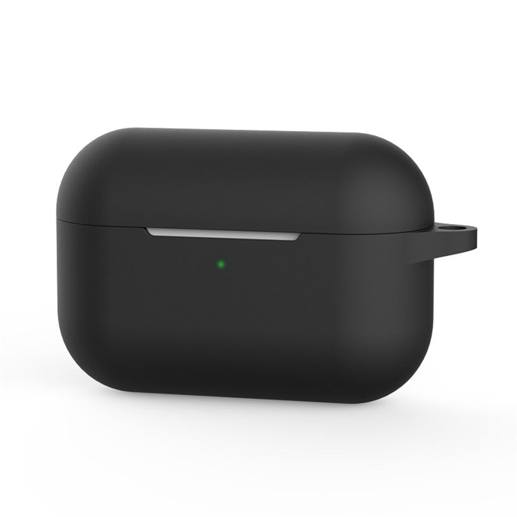 Silicone Earphone Cover with Buckle for Apple AirPods Pro - Black