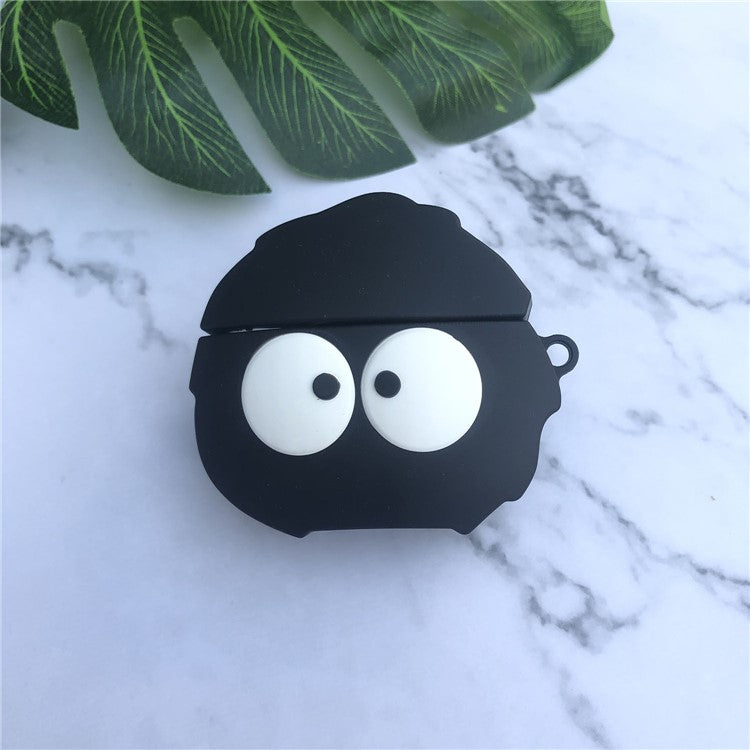 Catoon Shape Silicone Protective Cover Case for Apple AirPods Pro - Coal Ball