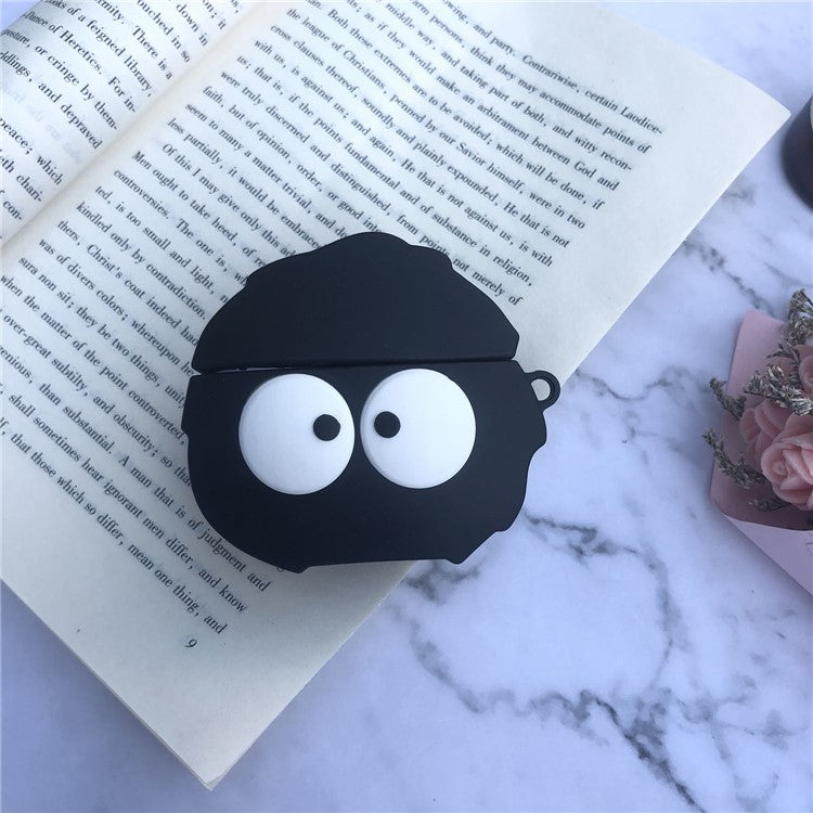 Catoon Shape Silicone Protective Cover Case for Apple AirPods Pro - Coal Ball