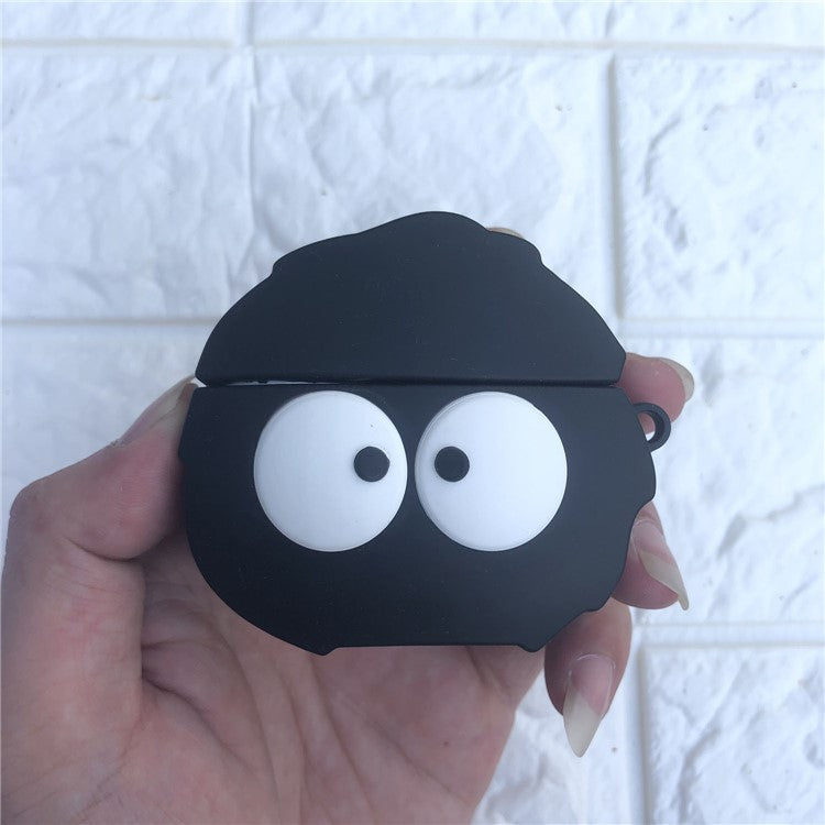 Catoon Shape Silicone Protective Cover Case for Apple AirPods Pro - Coal Ball