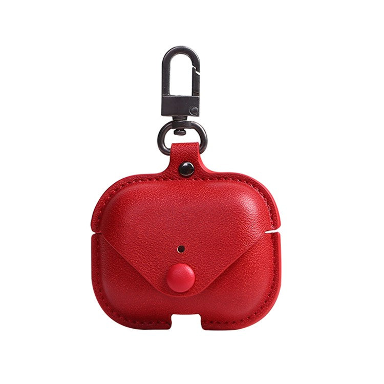 AirPods PU Leather Skin Case for Apple AirPods Pro - Red