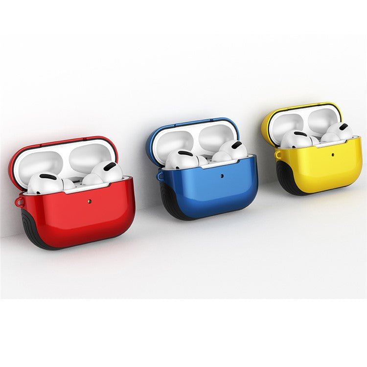 Smooth Surface Unique Stylish PC Case for AirPods Pro - Red