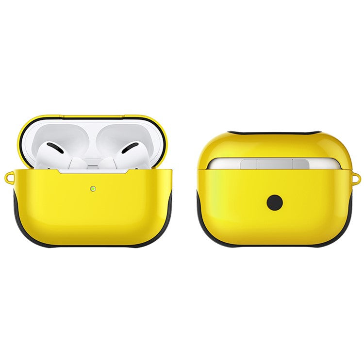 Smooth Surface Unique Stylish PC Case for AirPods Pro - Yellow