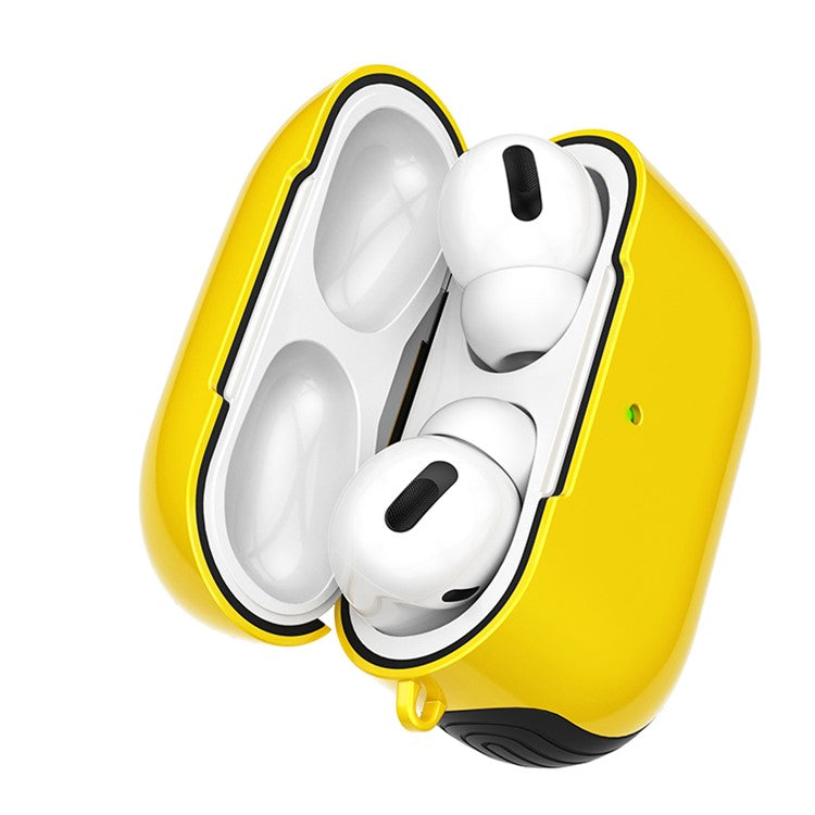 Smooth Surface Unique Stylish PC Case for AirPods Pro - Yellow