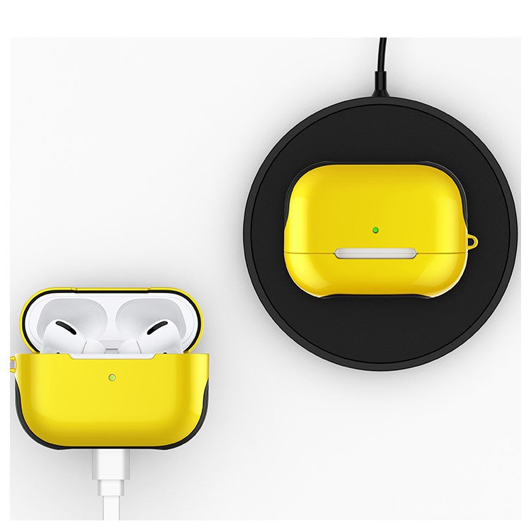 Smooth Surface Unique Stylish PC Case for AirPods Pro - Yellow