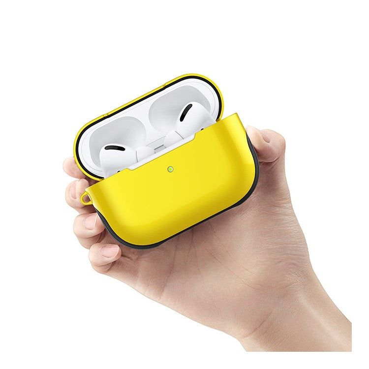 Smooth Surface Unique Stylish PC Case for AirPods Pro - Yellow