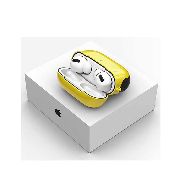 Smooth Surface Unique Stylish PC Case for AirPods Pro - Yellow