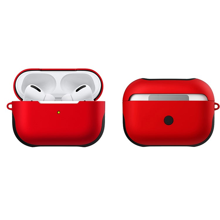 Matte Surface PC Case for AirPods Pro - Red