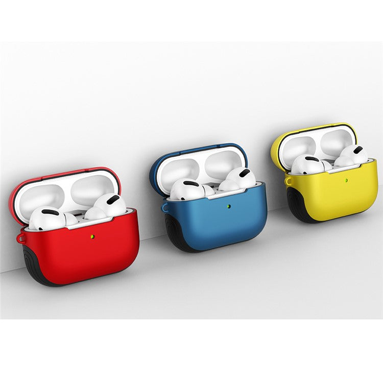 Matte Surface PC Case for AirPods Pro - Red