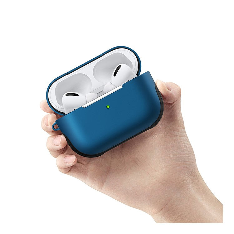 Matte Surface PC Case for AirPods Pro - Dark Blue