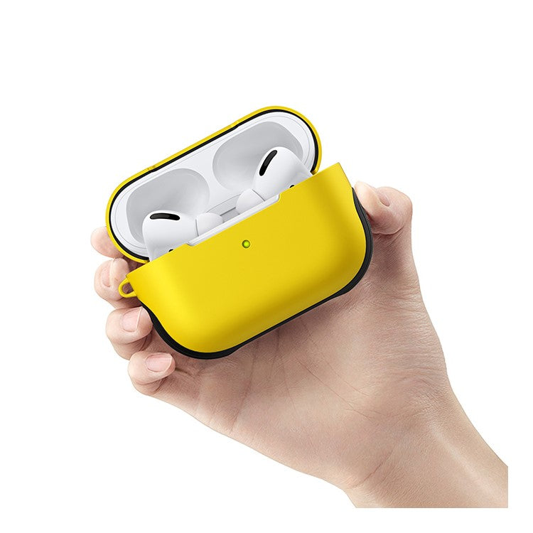 Matte Surface PC Case for AirPods Pro - Yellow