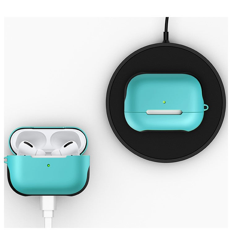 Matte Surface PC Case for AirPods Pro - Baby Blue