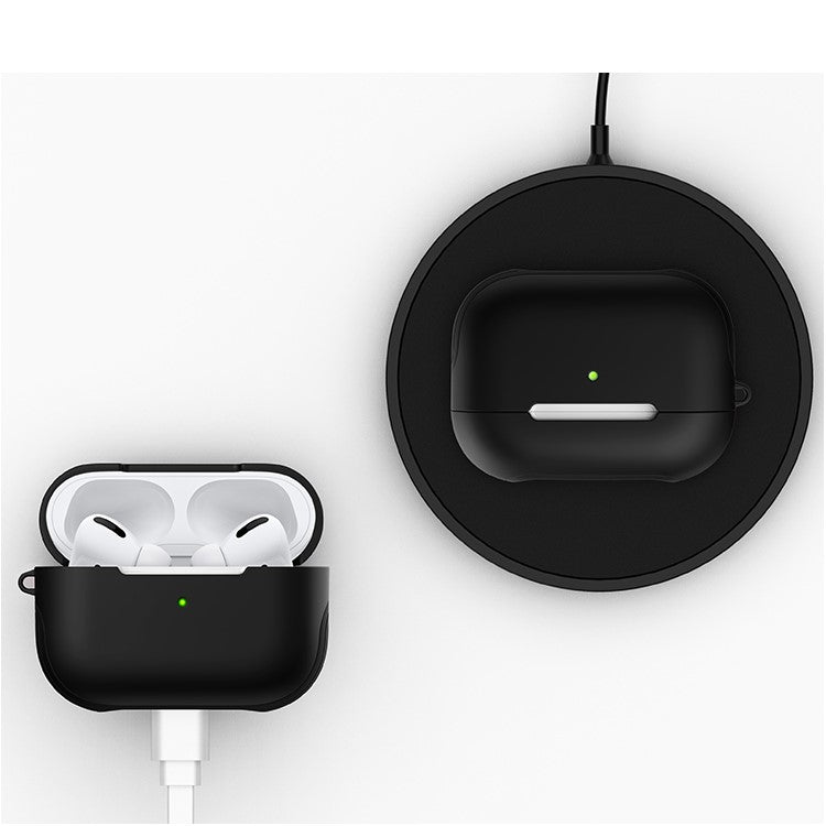 Matte Surface PC Case for AirPods Pro - Black