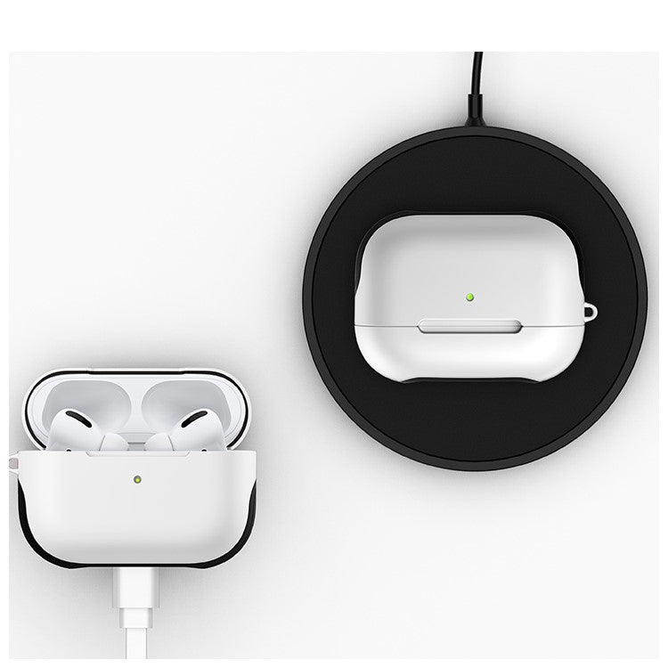 Matte Surface PC Case for AirPods Pro - White