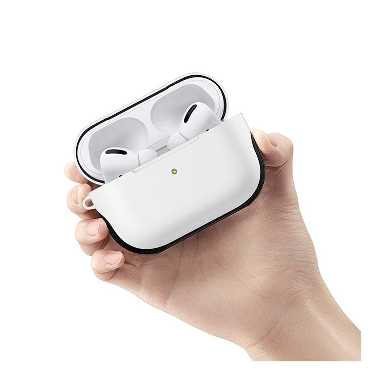 Matte Surface PC Case for AirPods Pro - White