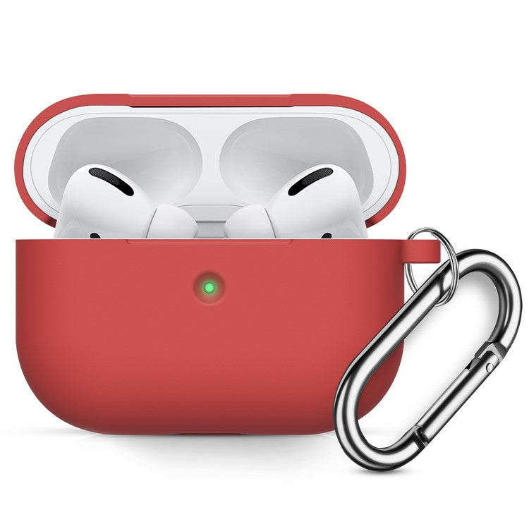 Drop Resistant Thicken Silicone Case for Apple AirPods Pro - Red