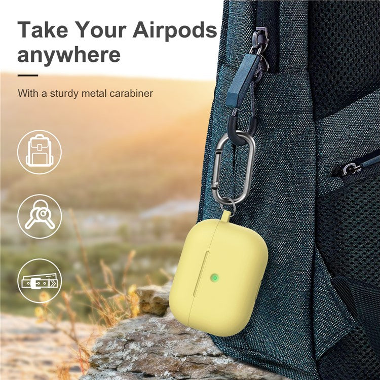 Drop Resistant Thicken Silicone Case for Apple AirPods Pro - Yellow