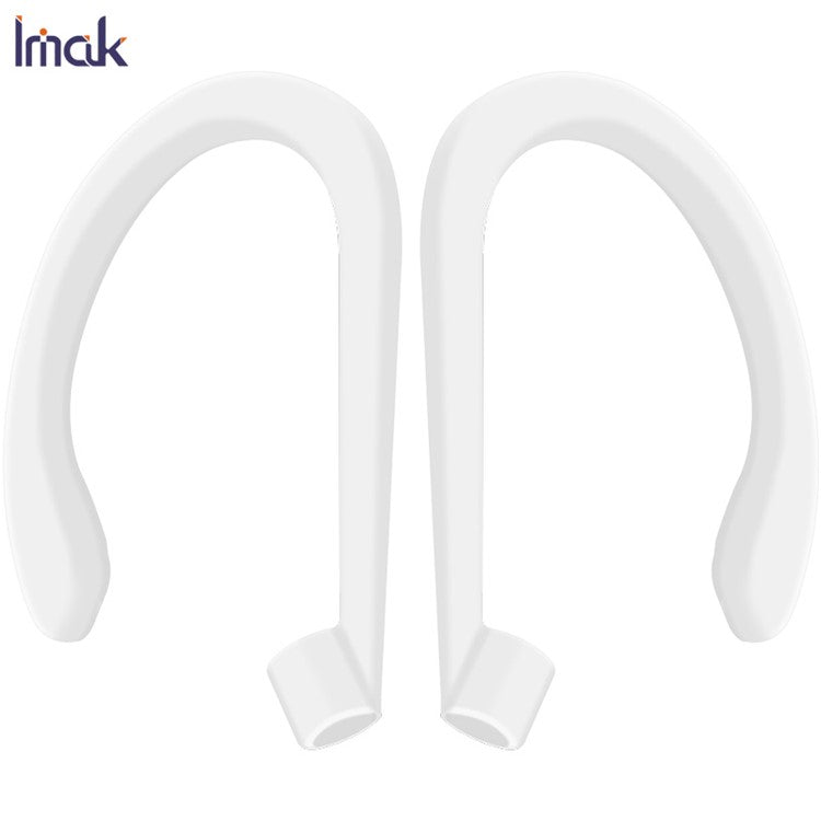 IMAK Silicone Ear Hooks for Apple AirPods Pro/AirPods with Charging Case (2016) (2019)/AirPods with Wireless Charging Case (2019) - White