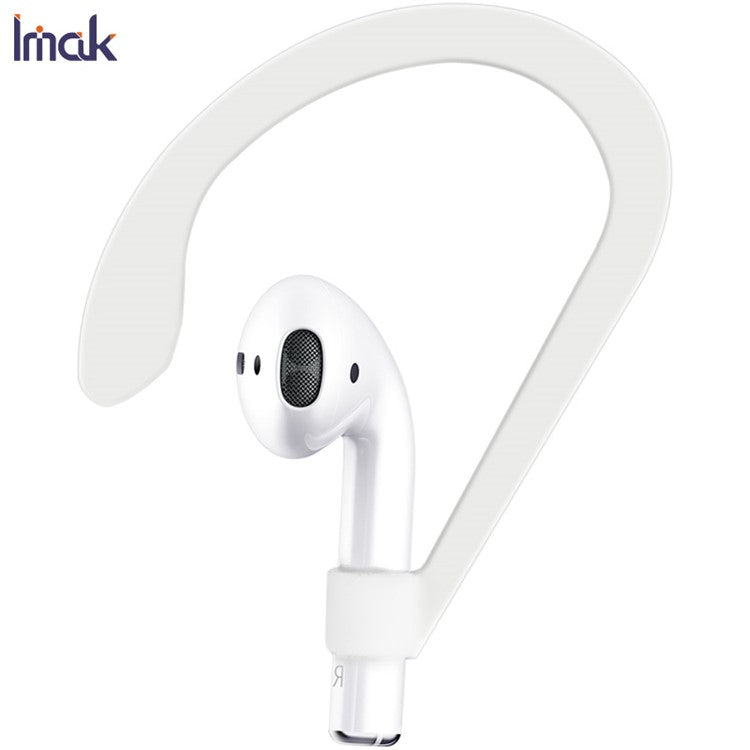 IMAK Silicone Ear Hooks for Apple AirPods Pro/AirPods with Charging Case (2016) (2019)/AirPods with Wireless Charging Case (2019) - White