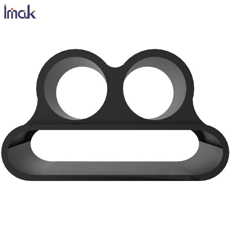 IMAK Anti-Lost Silicone Storage Holder for Apple AirPods Pro/AirPods with Charging Case (2016) (2019)/AirPods with Wireless Charging Case (2019) - Black