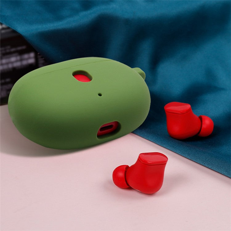 For Beats Studio Buds Silicone Case Anti-Lost Wireless Earphones Protector - Mint Green