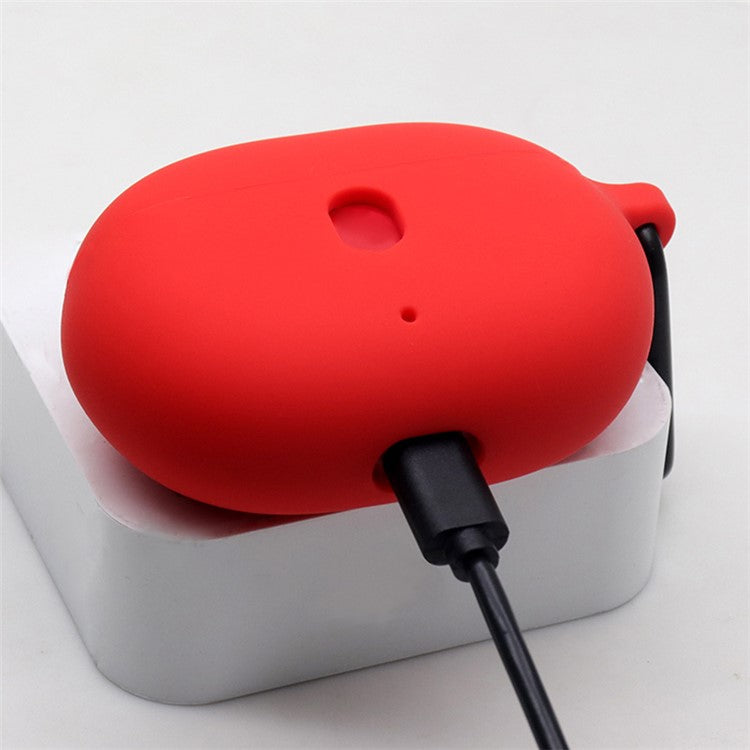 For Beats Studio Buds Silicone Case Anti-Lost Wireless Earphones Protector - Red