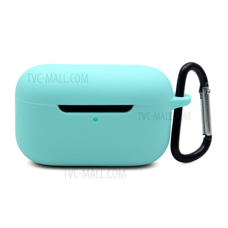 Silicone Case Shockproof Protective Cover with Hanging Buckle for Echo Buds 2 - Mint Green