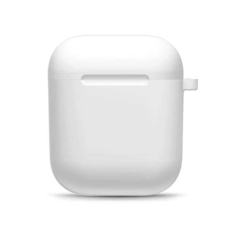 Thickened Silicone Case for Apple AirPods with Wireless Charging Case (2019) / AirPods with Charging Case (2019) (2016) - White