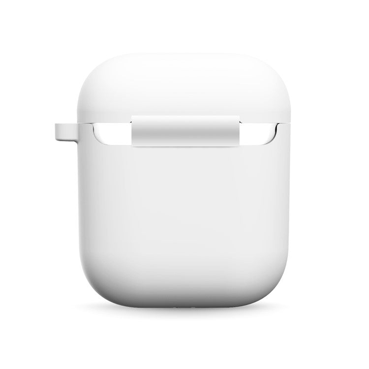 Thickened Silicone Case for Apple AirPods with Wireless Charging Case (2019) / AirPods with Charging Case (2019) (2016) - White