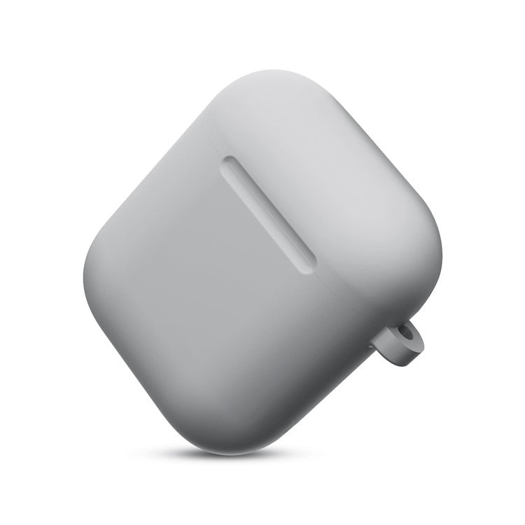 Thickened Silicone Case for Apple AirPods with Wireless Charging Case (2019) / AirPods with Charging Case (2019) (2016) - Grey