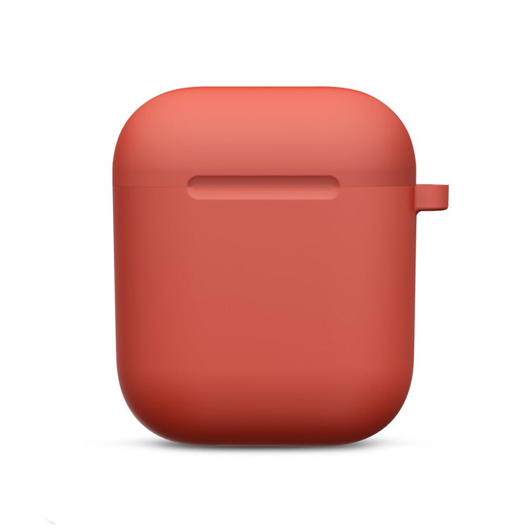 Thickened Silicone Case for Apple AirPods with Wireless Charging Case (2019) / AirPods with Charging Case (2019) (2016) - Red